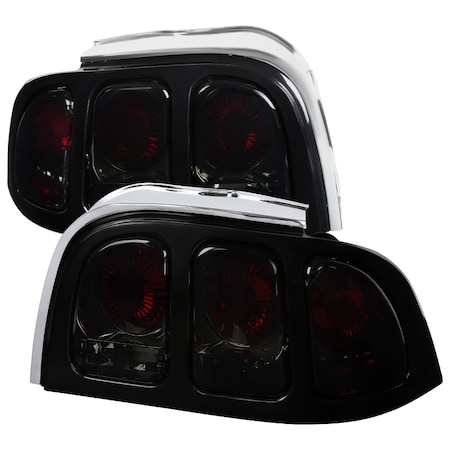 Spec-D Tuning 94-98 Ford Mustang Altezza Tail Light Smoke LT-MST94G-APC